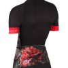 Dames-fietsshirt-bloemen-Flower-Bomb-achterzijde