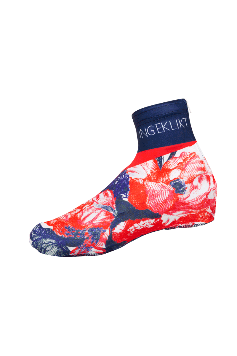 samenvoegen Misschien voetstappen Dames overschoenen wielrennen met bloemenprint | Shop voor €14