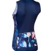 mouwloos-dames-fietsshirt-bloemenprint-night-lilies