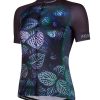 zwart-groen-fietsshirt-dames-lush-leaves
