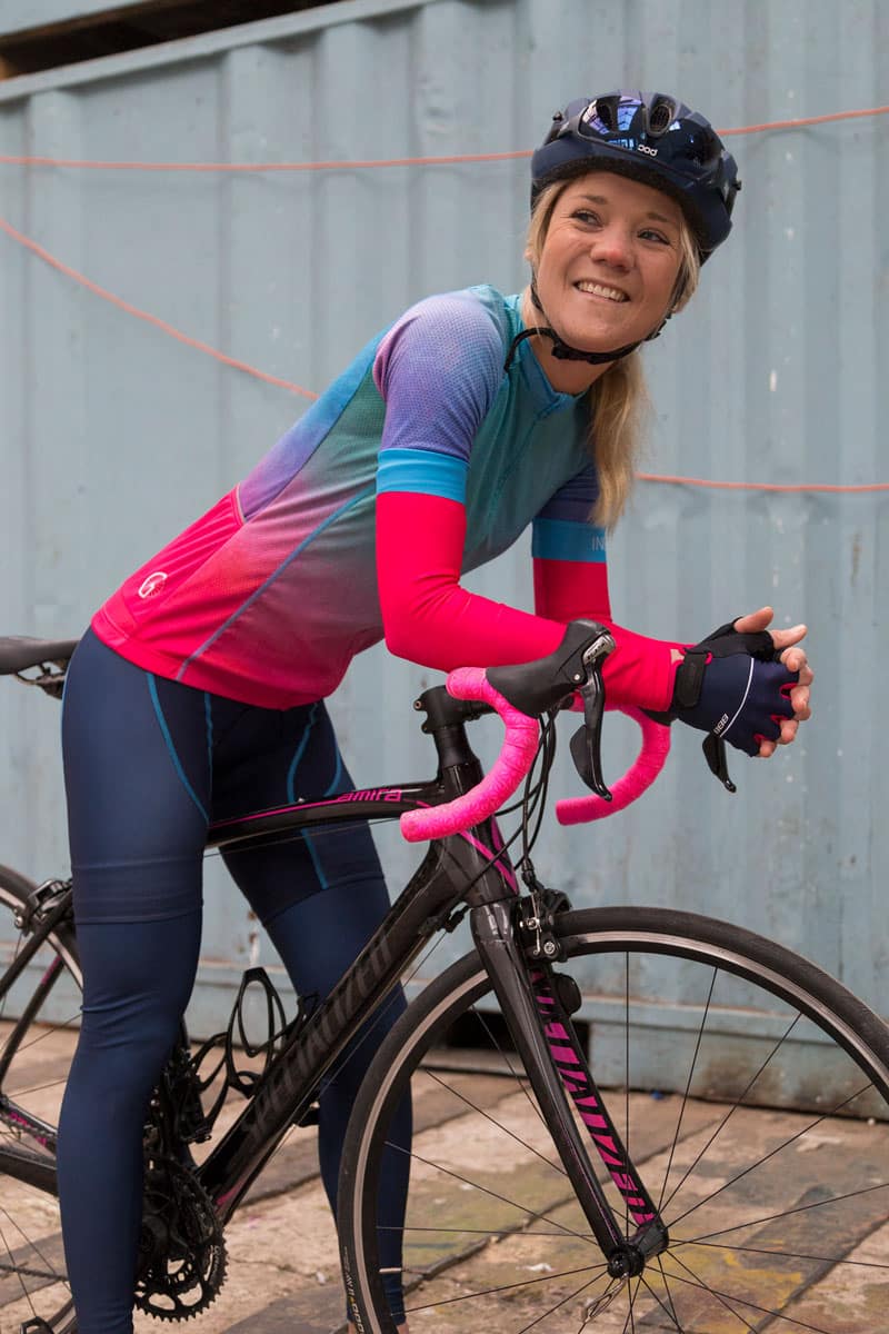 Roze armwarmers | heerlijk warme thermo armstukken voor het wielrennen