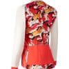 dames-fietsjas-paardenprint-wit-roze