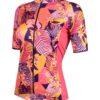 dames-fietsshirt-paars-oranje-roze