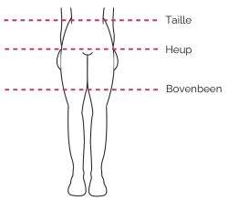 meethulp dames fietsbroek zonder bretels