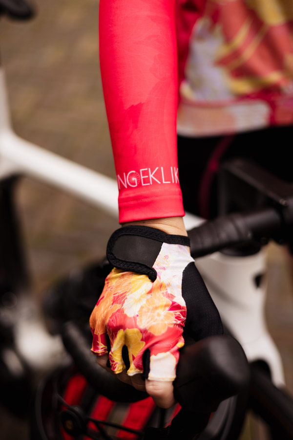 fietshandschoenen-dames-met-bloemen-roze-geel