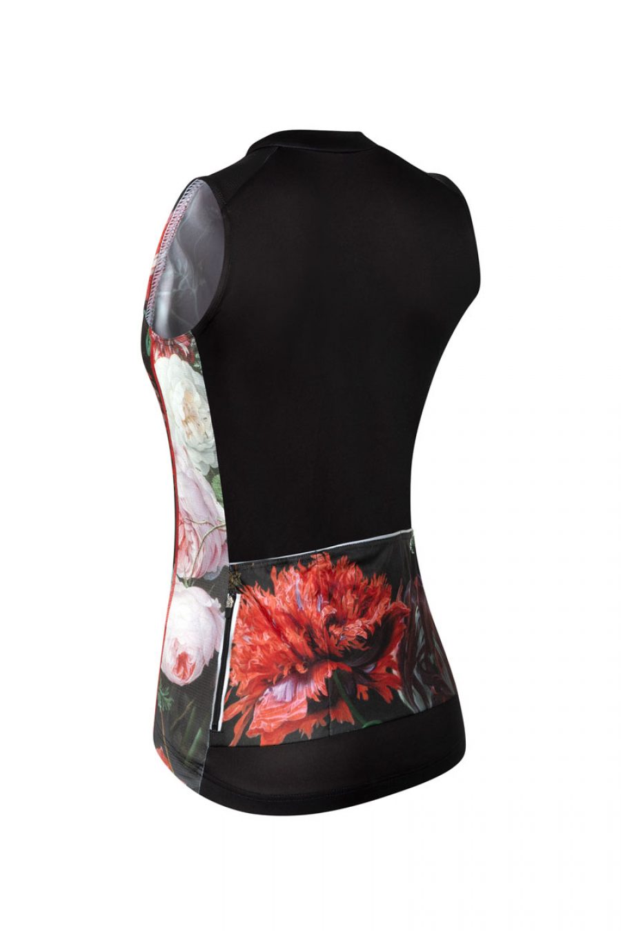 mouwloos-dames-fietsshirt-bloemen