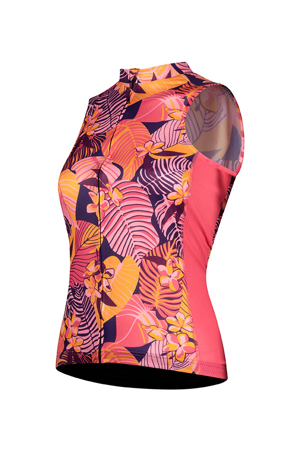mouwloos-dames-fietsshirt-roze-oranje-paars