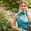 mouwloos-dames-fietsshirt-turkoois