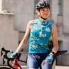 mouwloos-dames-fietsshirt-zeeblauw