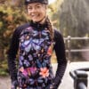 zwarte-dames-fietsjas-vlinders